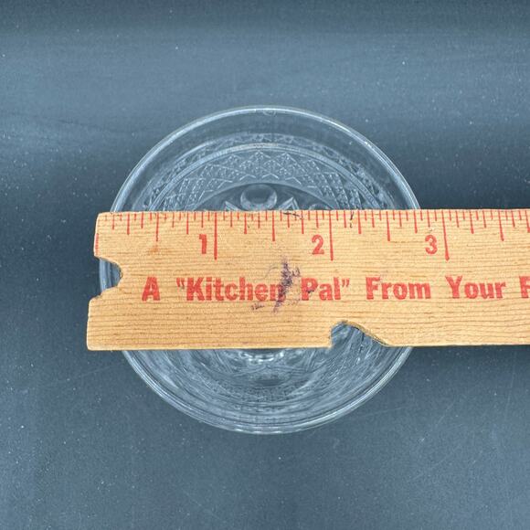 Vintage Footed Tumblers (2) 8 oz Cape Cod by Imperial Glass Ohio Glassware 5.5" - Picture 5 of 8